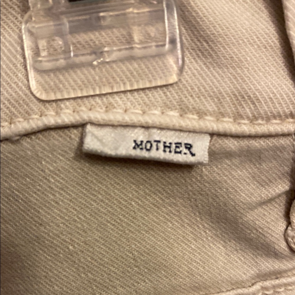 MOTHER Cream Straight Leg Jeans - Picture 11 of 14